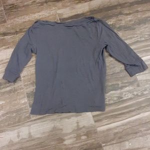 Old Navy size large gray 3/4 sleeve top